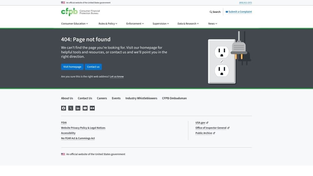 Screenshot of CFPB Your Home Loan Toolkit website